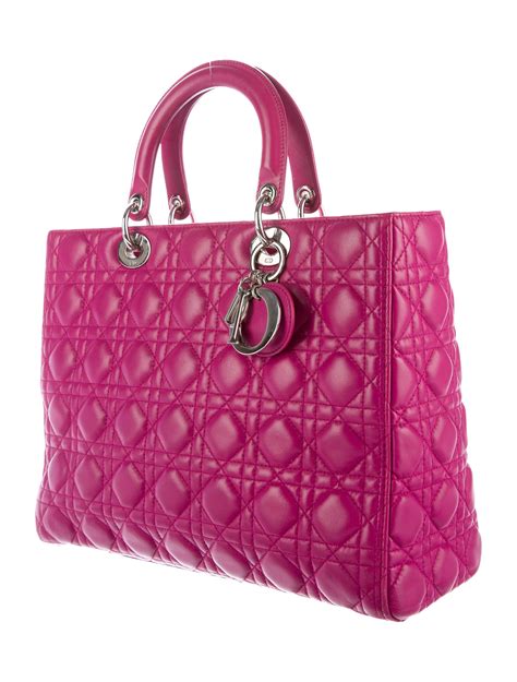 dior large bags|large lady Dior bag price.